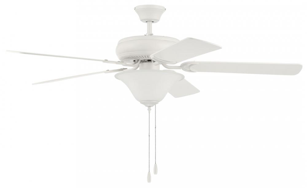 52&#34; Decorator&#39;s Choice 2 Light in Matte White w/ Matte White Blades