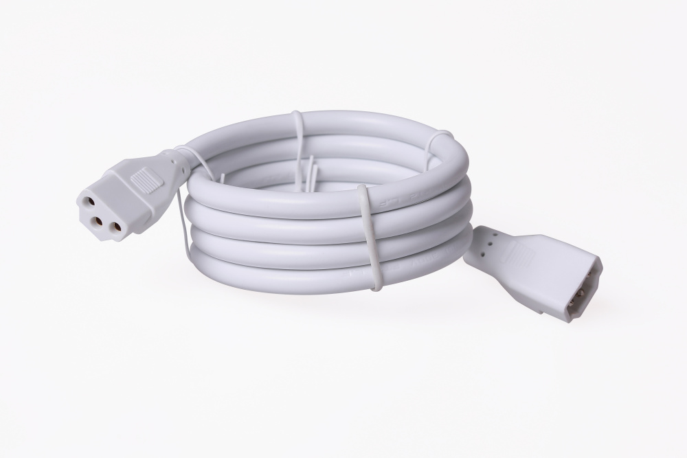 36&#34; Under Cabinet Light Connector Cord in White