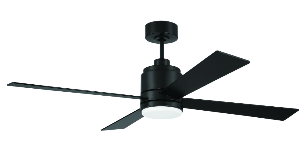 52&#34; Ceiling Fan w/ 4 Blades & LED Light kit