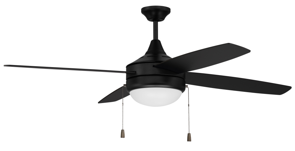 52&#34; Ceiling Fan w/ 4 Blades, LED Light Kit