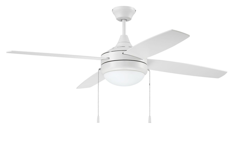 52&#34; Ceiling Fan w/ 4 Blades, LED Light Kit