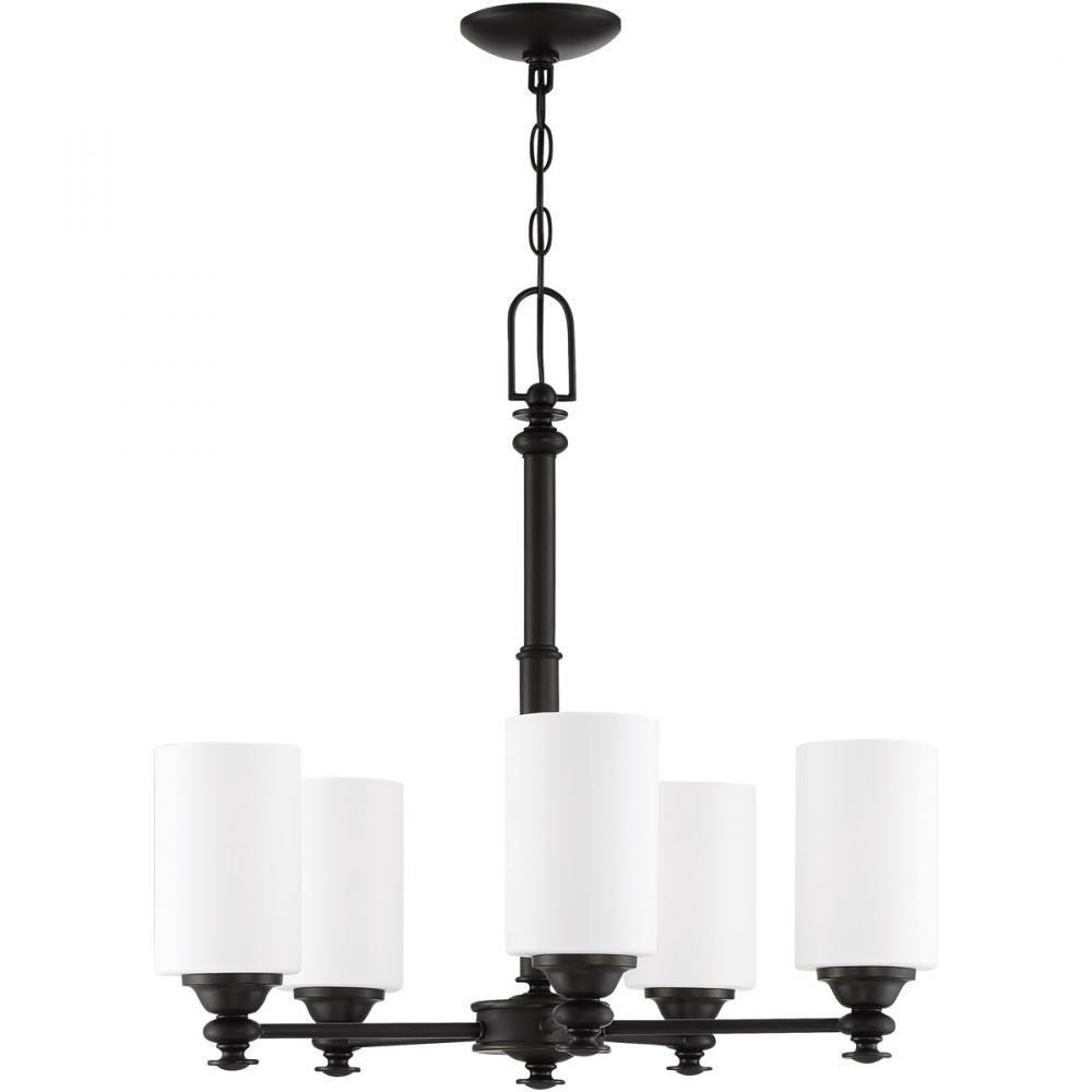 Dardyn 5 Light Chandelier in Espresso