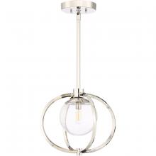 Craftmade 45591-PLN - Piltz 1 Light Mini Pendant in Polished Nickel