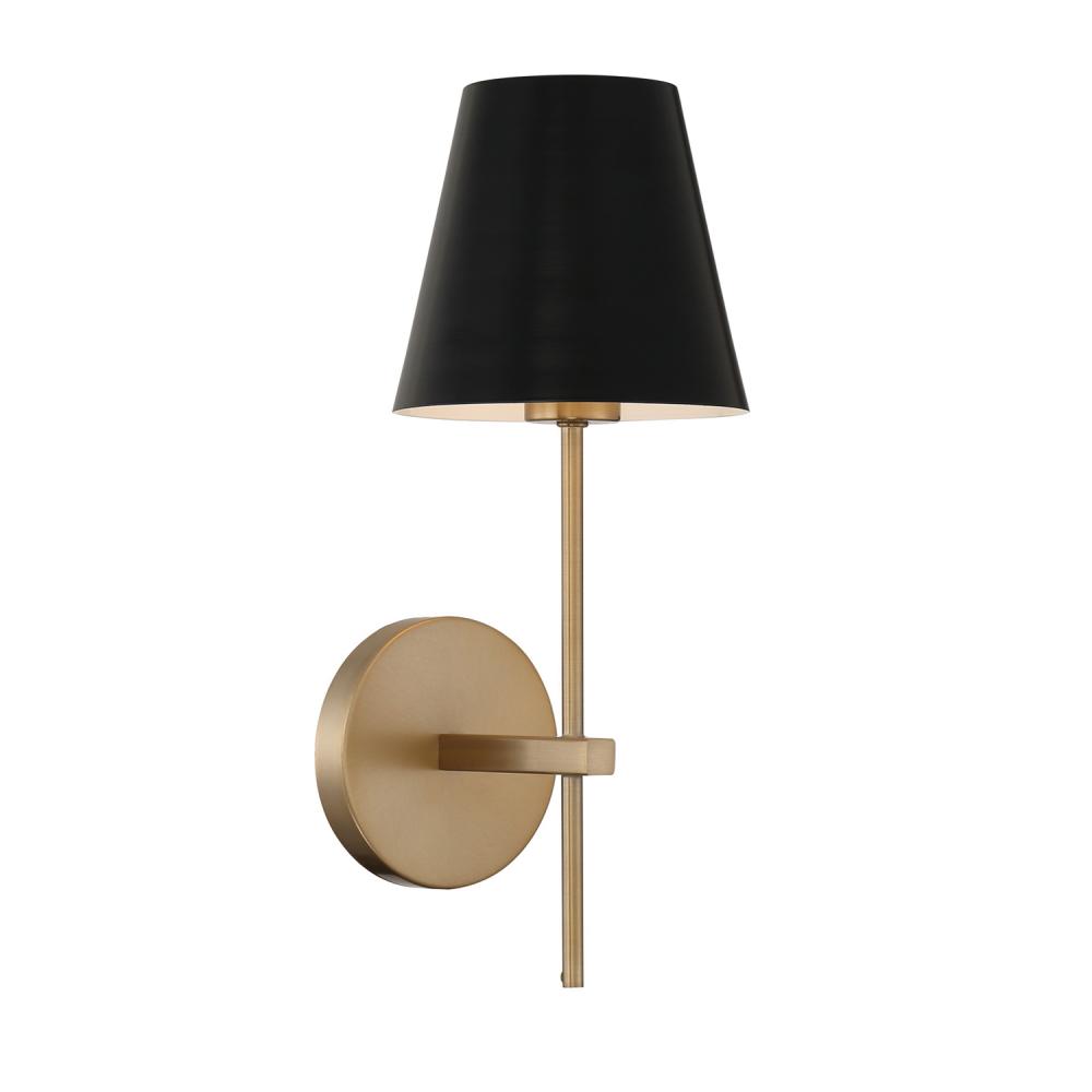 Xavier 1 Light Vibrant Gold Sconce