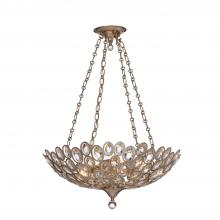 Crystorama 7587-DT - Sterling 5 Light Distressed Twilight Chandelier