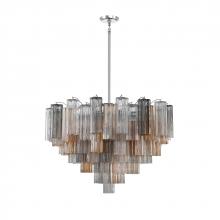 Crystorama ADD-316-CH-AU - Addis 16 Light Polished Chrome Chandelier