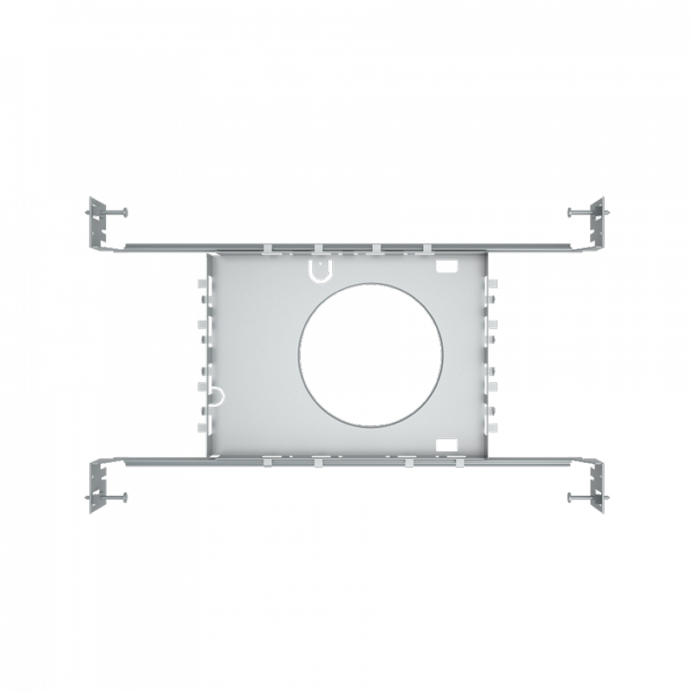 MOUNTING PLATE FOR WAFER 4&#34; W/ DRYWALL COLLAR & EXTENSION BAR