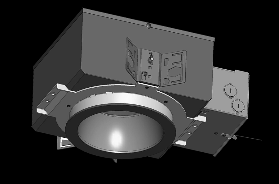 ROUGH-IN IC RATED 6&#34; ROUND 26W LUTRON 0-10V DIMMING DRIVER