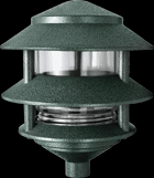 RAB Lighting LL322VG - LANDSCAPE 1220 LUMENS LAWN LIGHT 3 TIER INCANDESCENT DSCENT 75W MAX VERDE GREEN