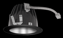 RAB Lighting NDLED4RD-80N-S-B - RECESSED DOWNLIGHTS 12 LUMENS NDLED4RD 4 INCH ROUND UNIVERSAL DIMMING 80 DEGREE BEAM SPREAD 4000K