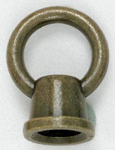 1&#34; Female Loops; 1/8 IP With Wireway; 10lbs Max; Antique Brass Finish
