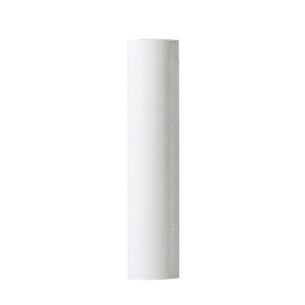 Plastic Drip Candle Cover; White Plastic; 1-3/16&#34; Inside Diameter; 1-1/4&#34; Outside Diameter;