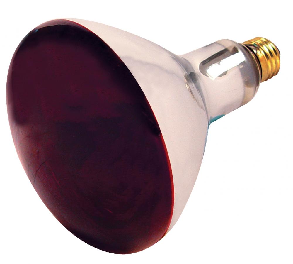 250 Watt R40 Incandescent; Red Heat; 6000 Average rated hours; Medium base; 120 Volt