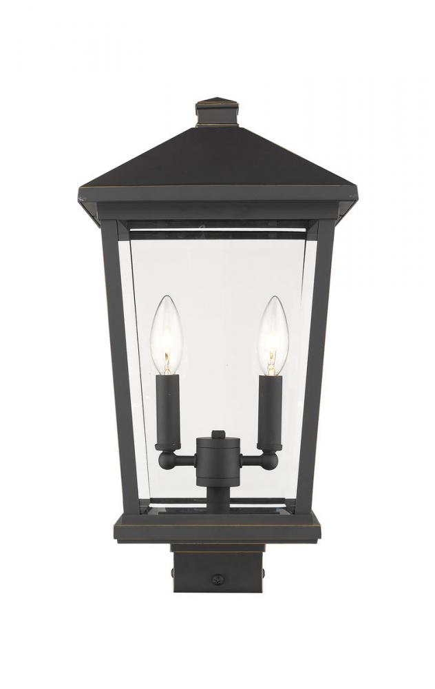 2 Light Outdoor Post Mount Fixture