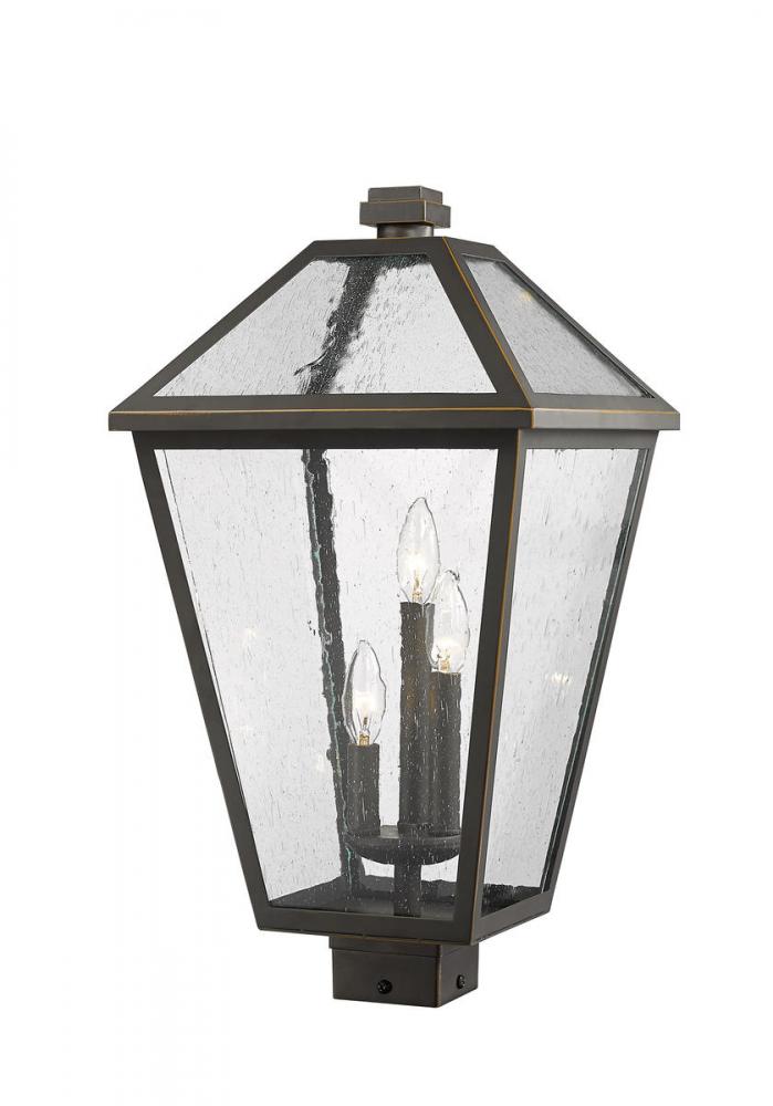 3 Light Outdoor Post Mount Fixture