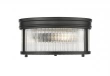 Z-Lite 7504FR13-MB - 2 Light Flush Mount