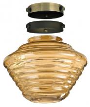  8102200 - Champagne Glass Wide Rippled Shade with Adapters