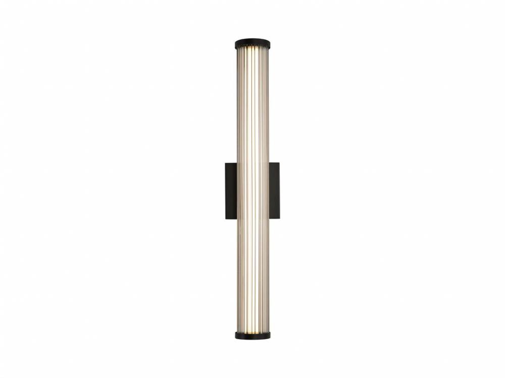 Rodara LED 24&#34; Wall Sconce - Outdoor in Matte Black with Clear Glass Shade