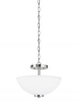 Generation Lighting 77160-05 - Two Light Semi-Flush Convertible Pendant