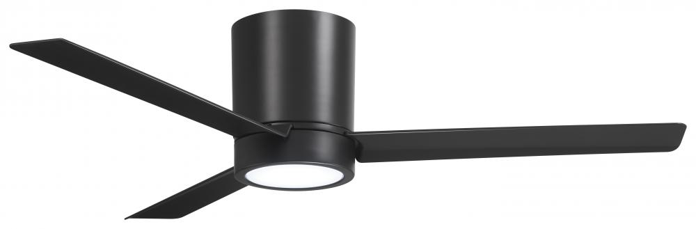 Roto Flush - 52&#34; Hugger Ceiling Fan W/LED Light