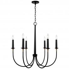 Capital 445661KB - 6 Light Chandelier