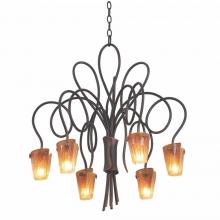 Kalco 4308PS/ANTQ - Tribecca 6 Light Chandelier