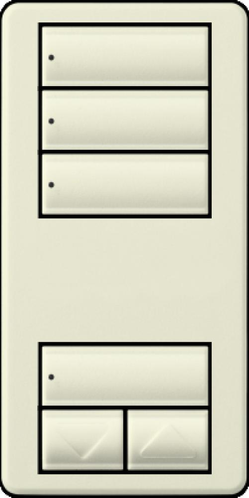 RA2 3S WALL KEYPAD BISCUIT