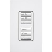 Lutron Electronics RRD-W2RLD-WH - RADIORA2 2RLD WALL KEYPAD WHITE