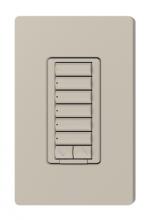 Lutron Electronics RRD-W6BRL-TP - RADIORA2 6BRL WALL KEYPAD TAUPE