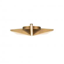 Kuzco Lighting Inc FM64215-VB - Tachi 15-in Vintage Brass LED Flush Mount