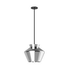 Kuzco Lighting Inc PD62013-BK/CH - Trinity 13-in Black/Chrome LED Pendant