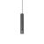 Milca 15-in Black 1 Light Pendant