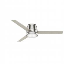 Casablanca Fan Company 59573 - Casablanca 54 inch Commodus Brushed Nickel Low Profile Ceiling Fan with LED Light Kit & Wall Control