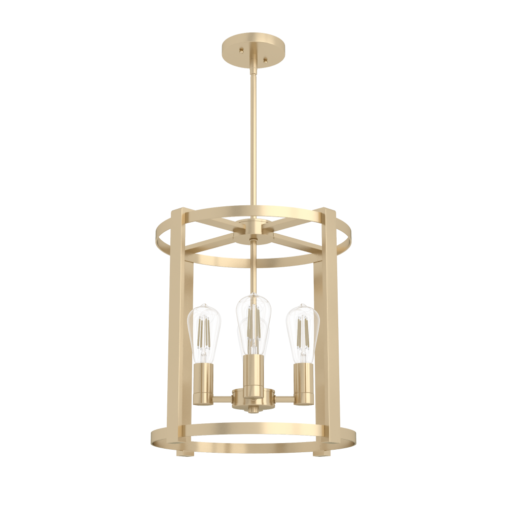 Hunter Astwood Alturas Gold 4 Light Chandelier Ceiling Light Fixture