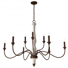 TEREN 9 LIGHT 2-TIER CHANDELIER