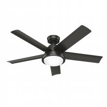 Hunter 52417 - Hunter 52 inch Seawall Noble Bronze WeatherMax Indoor / Outdoor Ceiling Fan with LED Light Kit