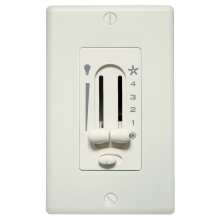 FAN-LIGHT DUAL SLIDE WALL CONTROL WITH PRESET