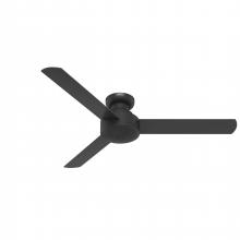 Hunter 52407 - Hunter 52 inch Presto Matte Black Low Profile Ceiling Fan and Wall Control