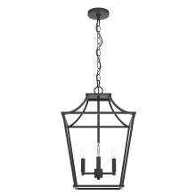 LAUREL RIDGE 4 LIGHT LANTERN PENDANT 15 INCH