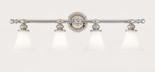 Hudson Valley 4504-PN - 4 LIGHT BATH BRACKET