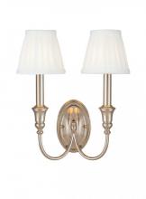 Hudson Valley 6112-PN - 2 LIGHT WALL SCONCE