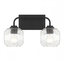  V6-L8-4399-2-BK - Baldwin 2-Light Bathroom Vanity Light in Matte Black