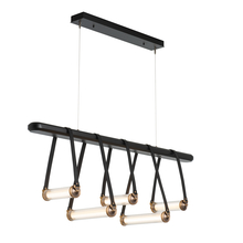 Hubbardton Forge 131053-LED-STND-10-27-LK-WB-ZM0704 - York Linear 5-Light LED Pendant