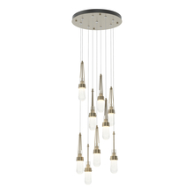 Hubbardton Forge 131100-SKT-STND-84-YG0434 - Link 9-Light Blown Glass Pendant