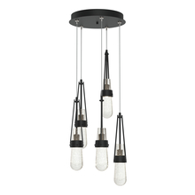 Hubbardton Forge 131120-SKT-STND-10-YG0434 - Link 5-Light Blown Glass Pendant