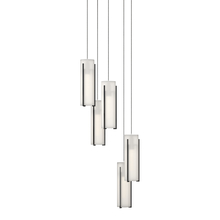 Hubbardton Forge 131124-SKT-LONG-89-GG0065 - Exos Glass 5-Light Pendant