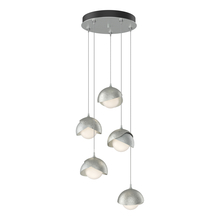 Hubbardton Forge 131125-SKT-STND-82-85-GG0711 - Brooklyn 5-Light Double Shade Pendant