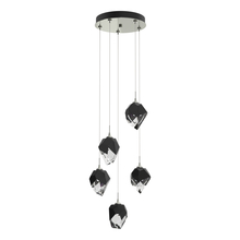 Hubbardton Forge 131137-SKT-LONG-85-BP0754 - Chrysalis 5-Light Small Crystal Pendant