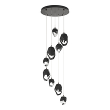 Hubbardton Forge 131142-SKT-LONG-14-BP0756 - Chrysalis 9-Light Mixed Crystal Pendant