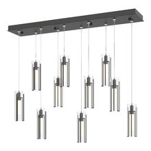 Hubbardton Forge 131204-SKT-STND-10-ZM0065 - Exos Glass 10-Light Pendant